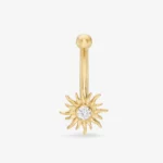 Glow-Bauchnabelpiercing