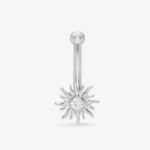 Glow-Bauchnabelpiercing