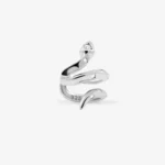 Weißer Naja-Earcuff