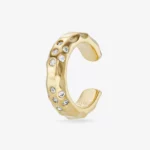 Earcuff Weißer Panther