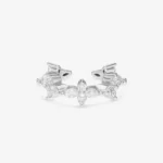 Earcuff mit Blütenmotiv