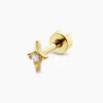 Piercing „Schöner weißer Stern“